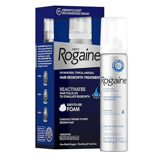 Men’s Rogaine 5% Minoxidil Topical Foam