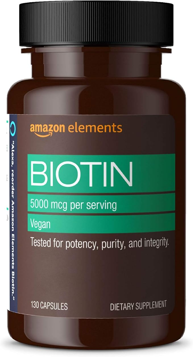 Amazon Elements Vegan Biotin 5000 mcg