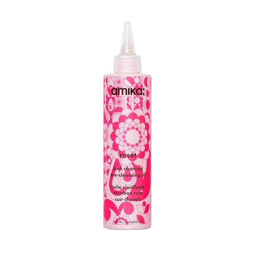 Amika Reset Pink Charcoal Scalp Cleansing Oil Unisex