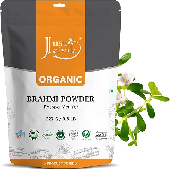 100% Organic Brahmi Powder Bacopa Monnieri