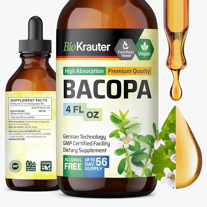 Bacopa Monnieri Supplement Liquid