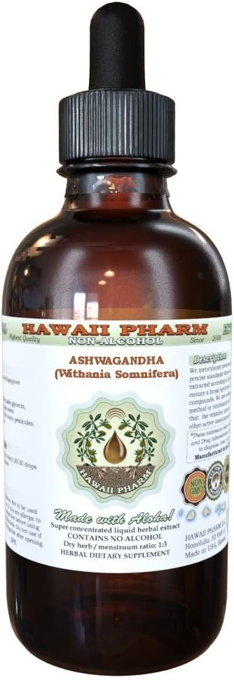 Organic Ashwagandha (Withania Somnifera) Dried Root Glycerite
